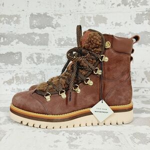 Cole Haan Women's Lace Up Brown Boots